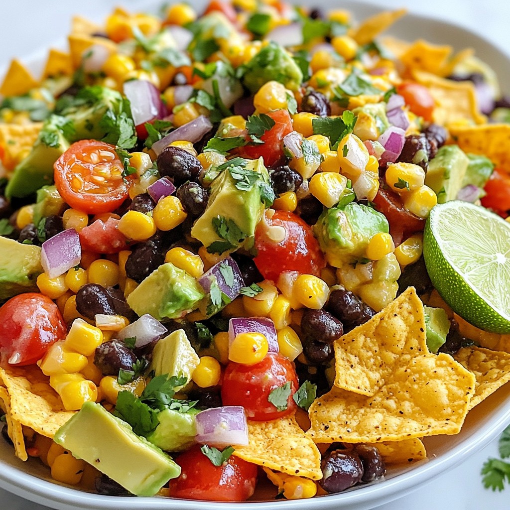 Fiesta Corn Frito Salad Köstliches Rezept für Genießen