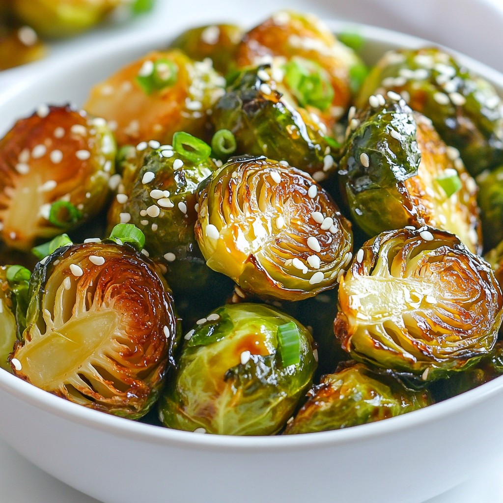 Honey Sriracha Rosenkohl Einfach und Lecker Zubereiten