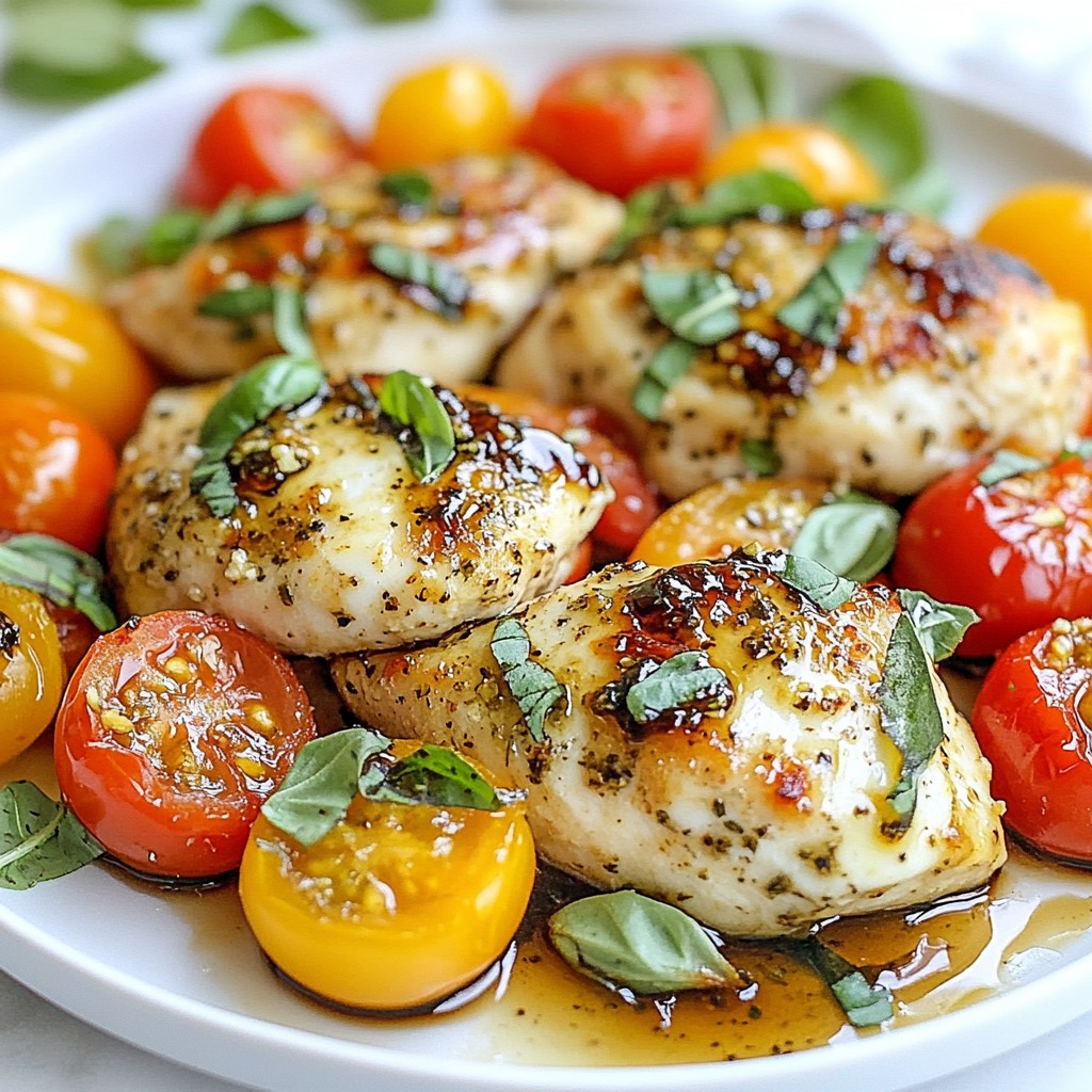 Caprese Chicken Skillet Schnelles und einfaches Rezept