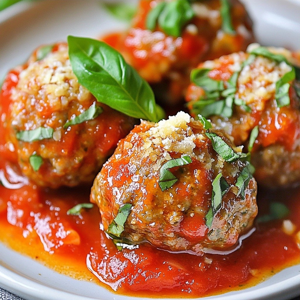 Savory Crockpot Herb and Garlic Meatballs Rezept