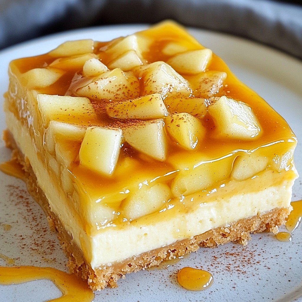 Karamell-Apfel-Käsekuchenriegel Für jeden Anlass
