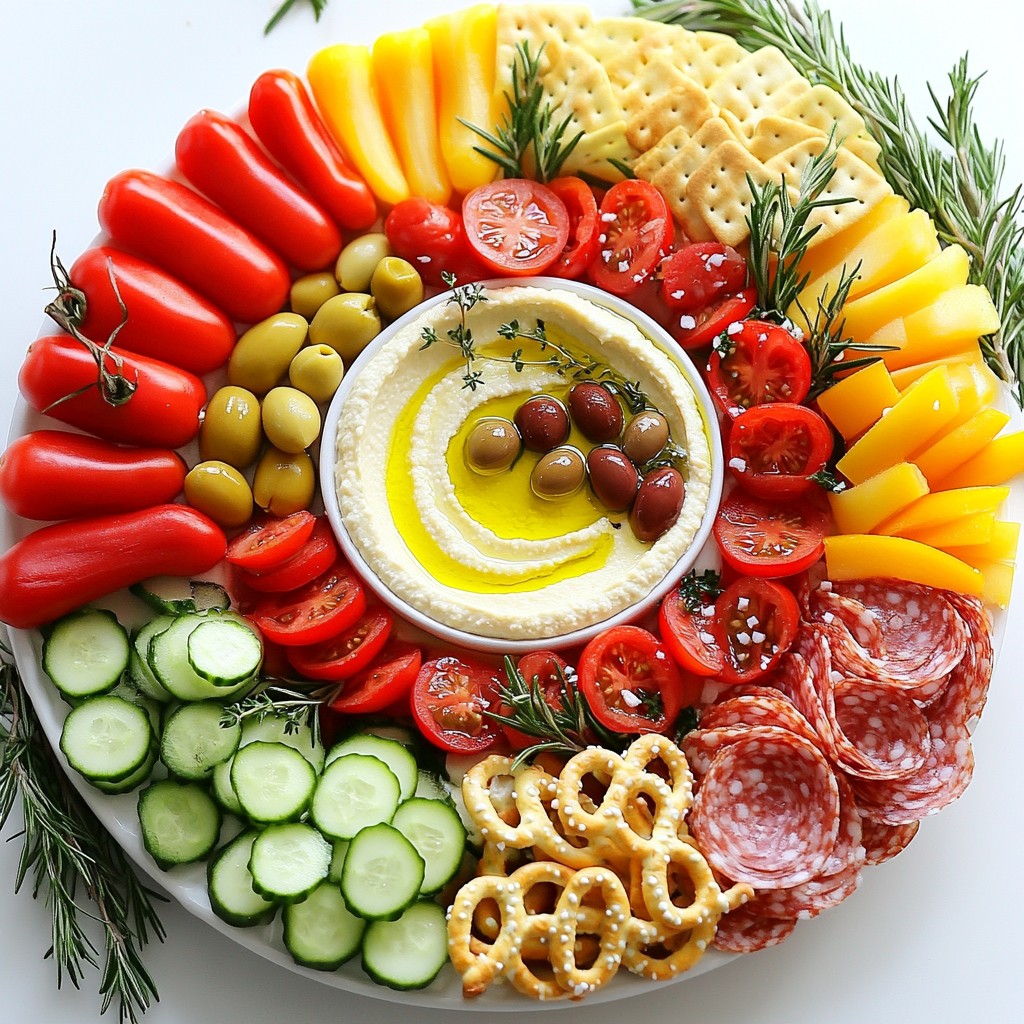 Weihnachts Fingerfood-Platte für festliche Feiern