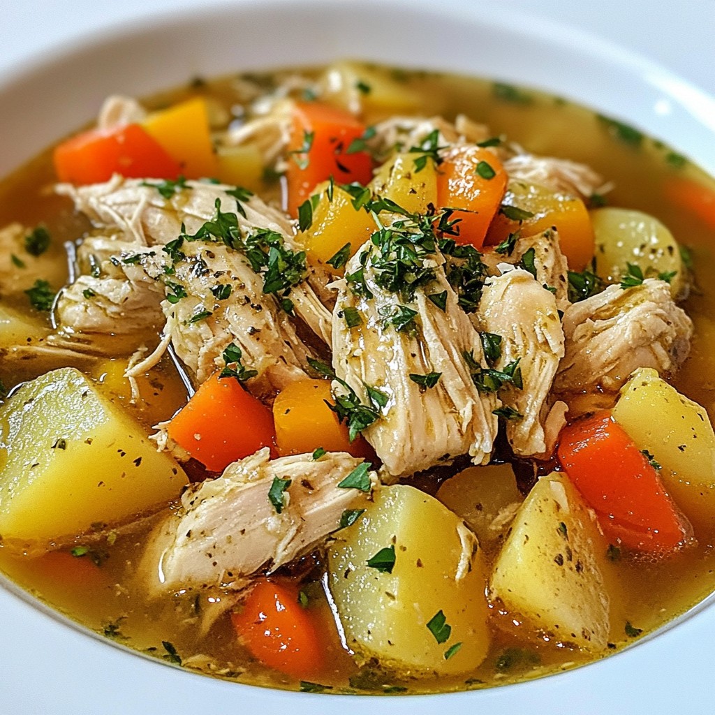 Savory Crockpot Herb Chicken and Vegetables Rezept