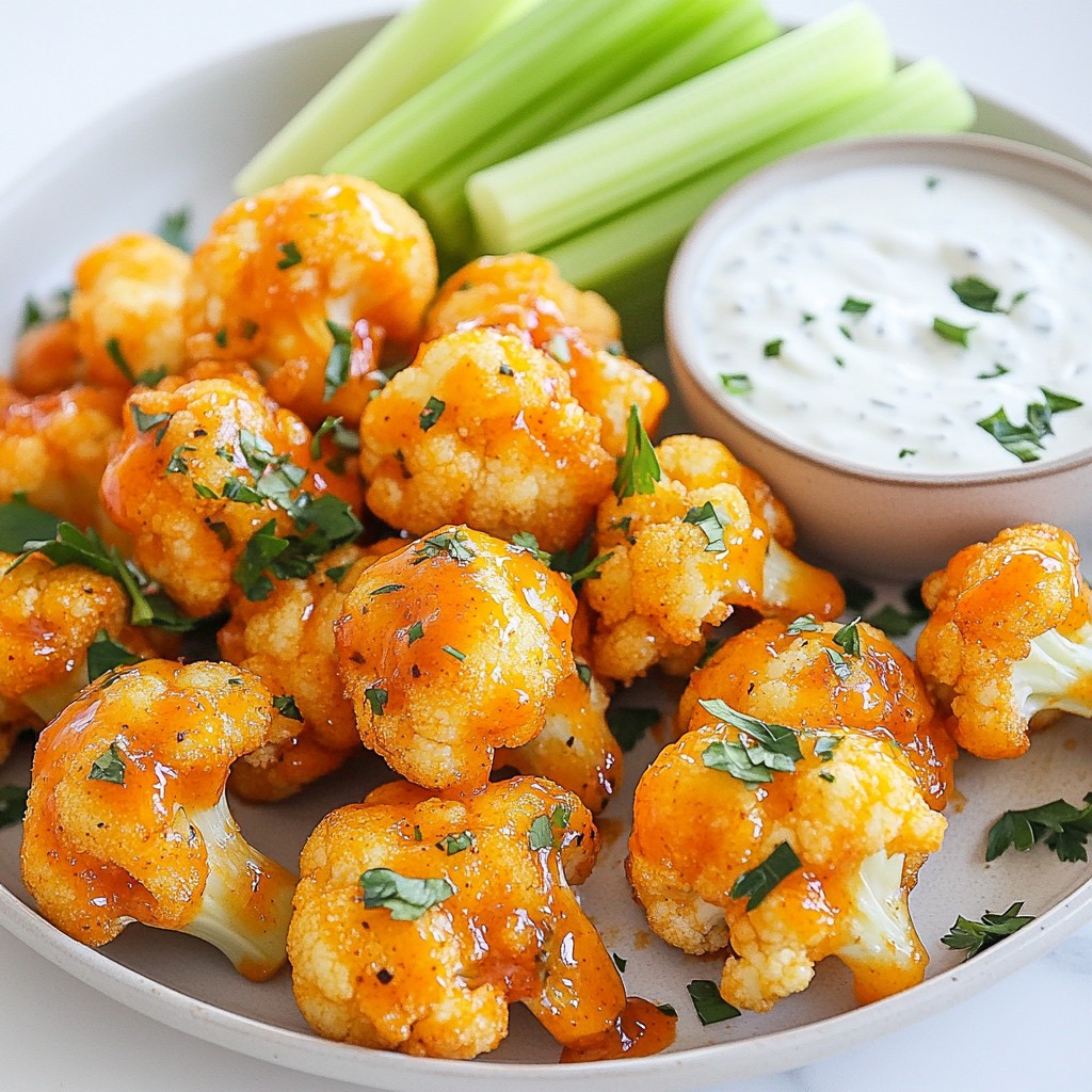 Cauliflower Buffalo Bites Verlockend Knusprige Häppchen