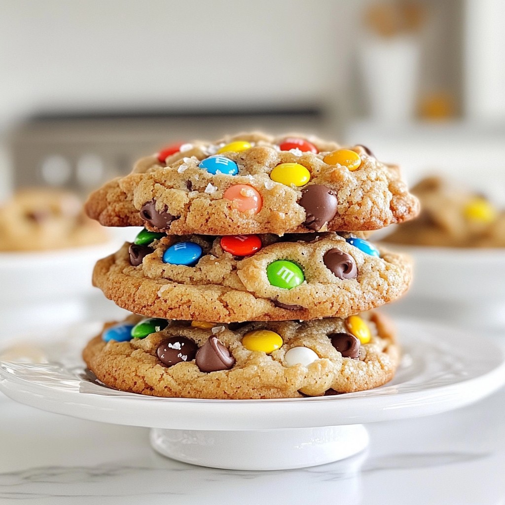 Thick & Chewy Monster Cookies Traumhafte Süßigkeit