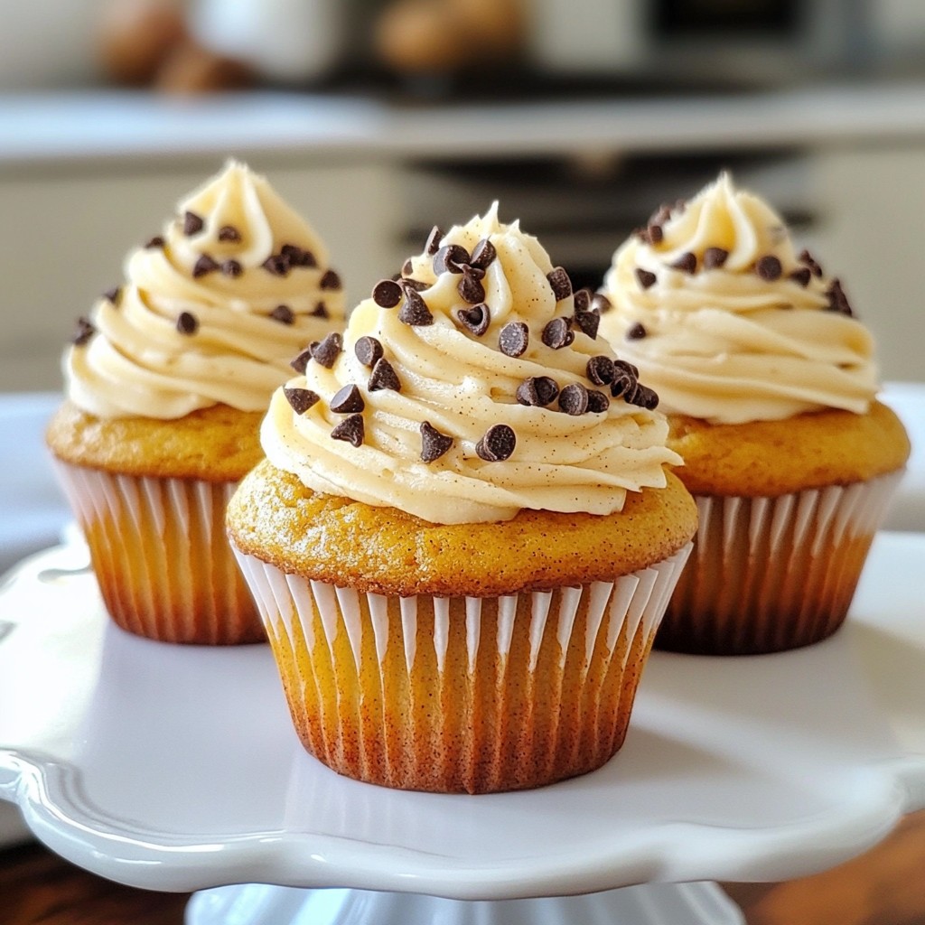 Pumpkin Spice Latte Cupcakes Köstlicher Genuss
