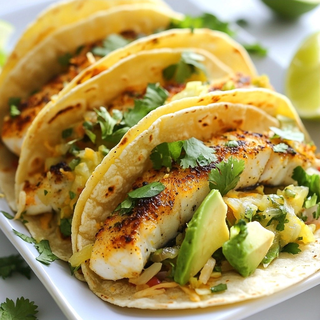Zesty Crockpot Lemon Herb Fish Tacos Genussvoll zubereiten