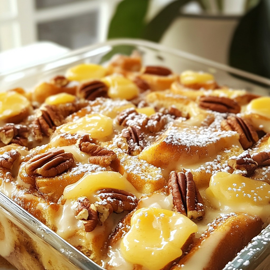 Overnight Cinnamon Roll French Toast Bake Einfach und Lecker