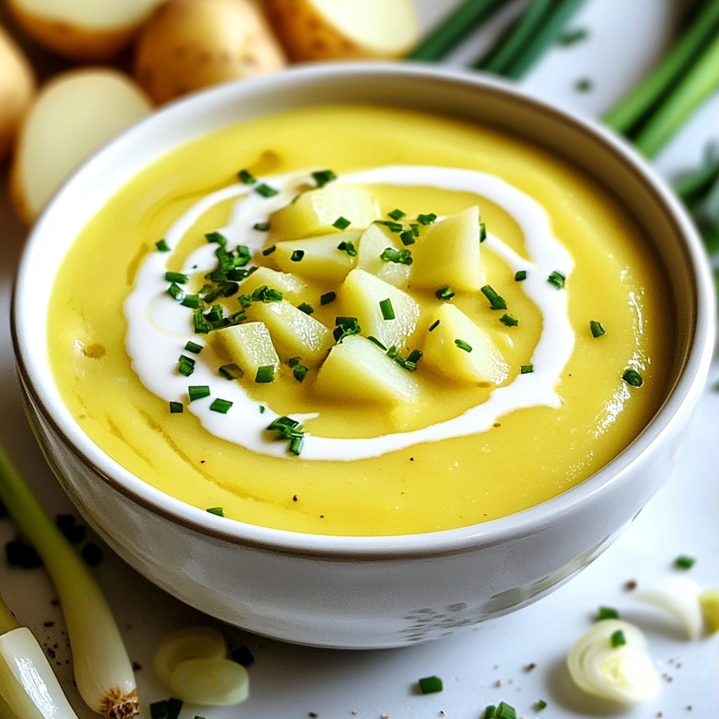 Creamy Slow Cooker Potato Leek Bisque Verführerisches Rezept