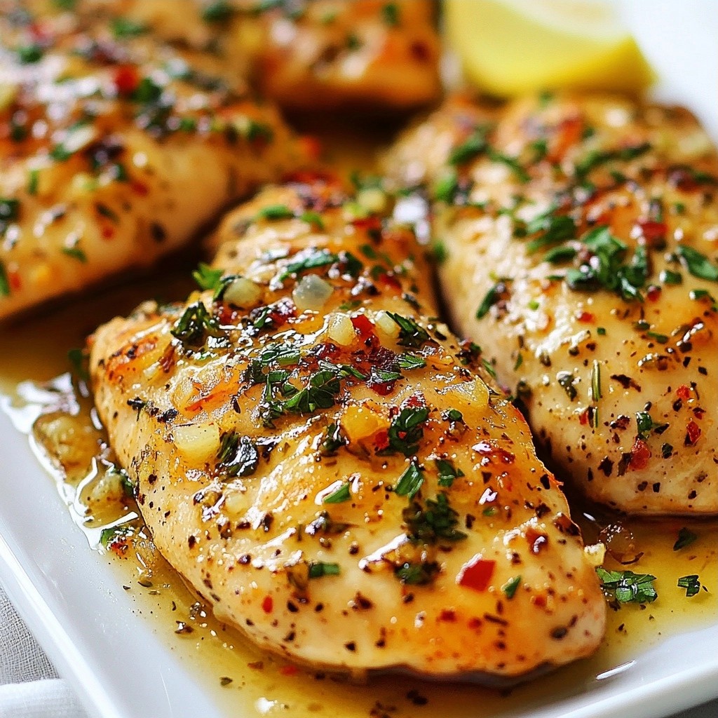 Zarte Crockpot Kräuter Knoblauch Hähnchenfilets