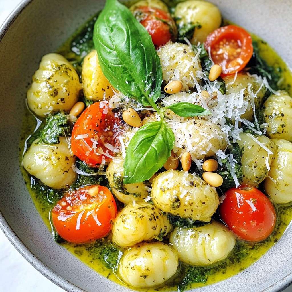 Creamy Pesto Gnocchi Einfach und Genussvoll Zubereiten