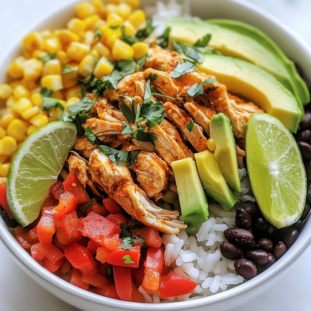 Set and Forget Taco Spiced Chicken Bowls Einfach Kochen