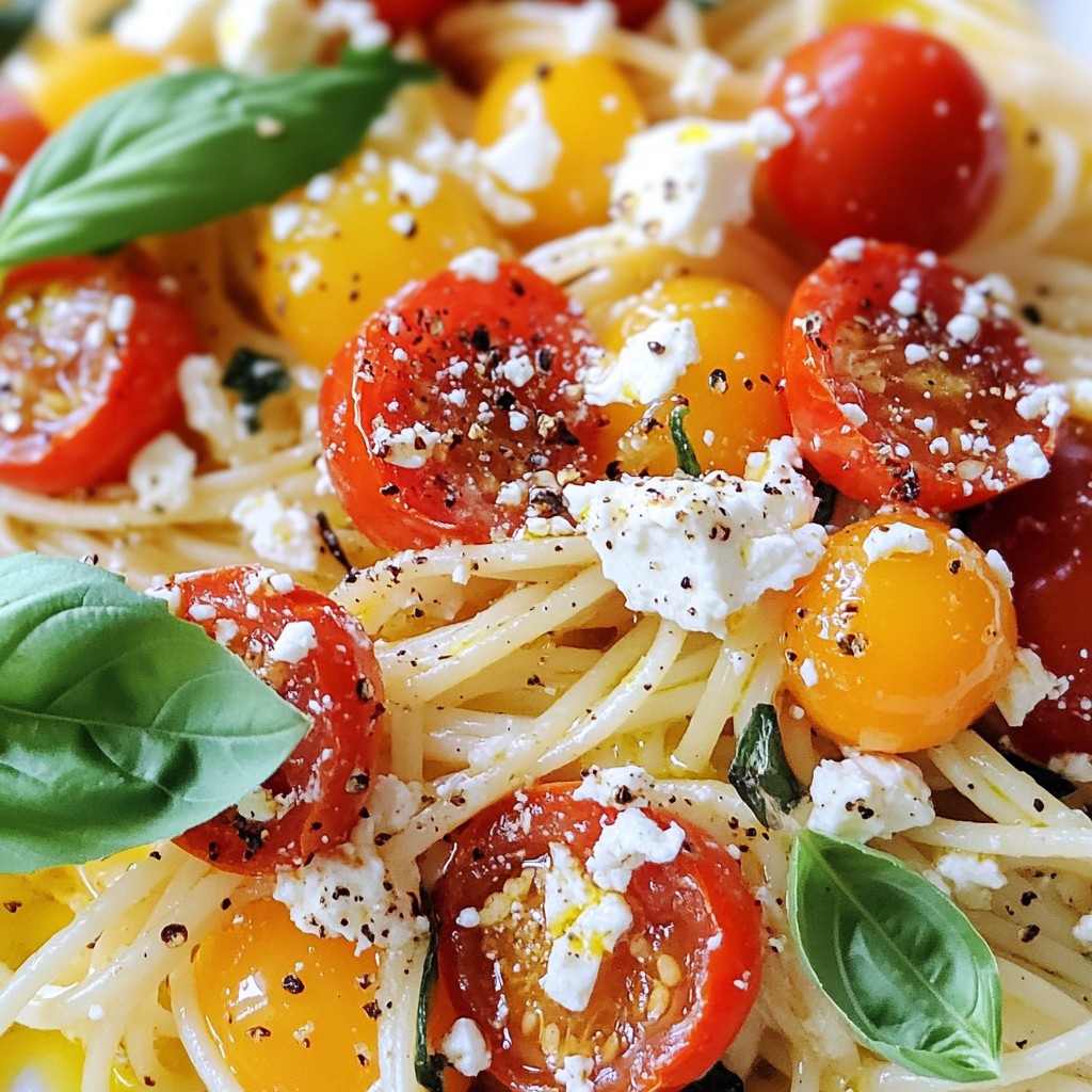 TikTok Feta Tomato Pasta Schnelles und Köstliches Rezept