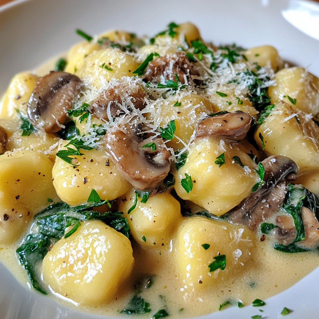 Knoblauch-Pilz-Gnocchi schnellen Genuss für alle