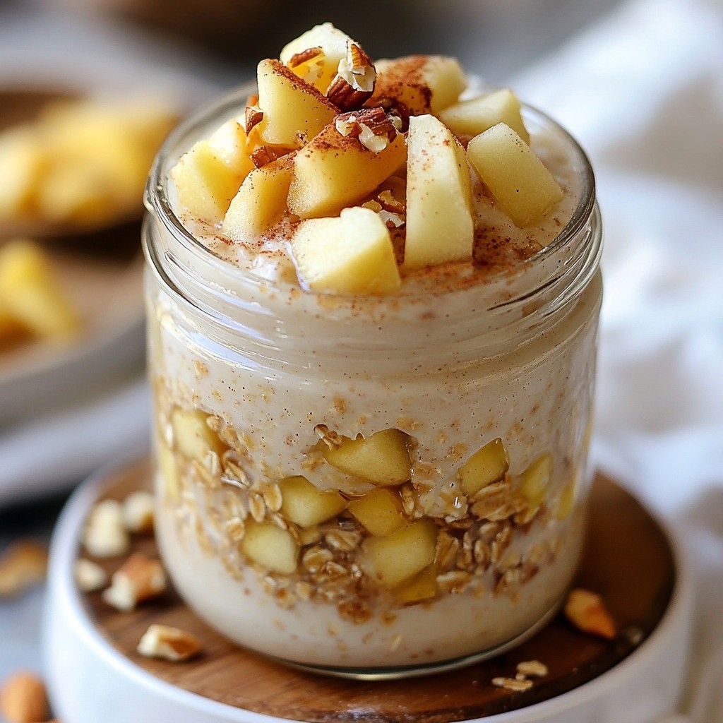 Maple Cinnamon Overnight Oats Nährstoffreiche Powermahlzeit