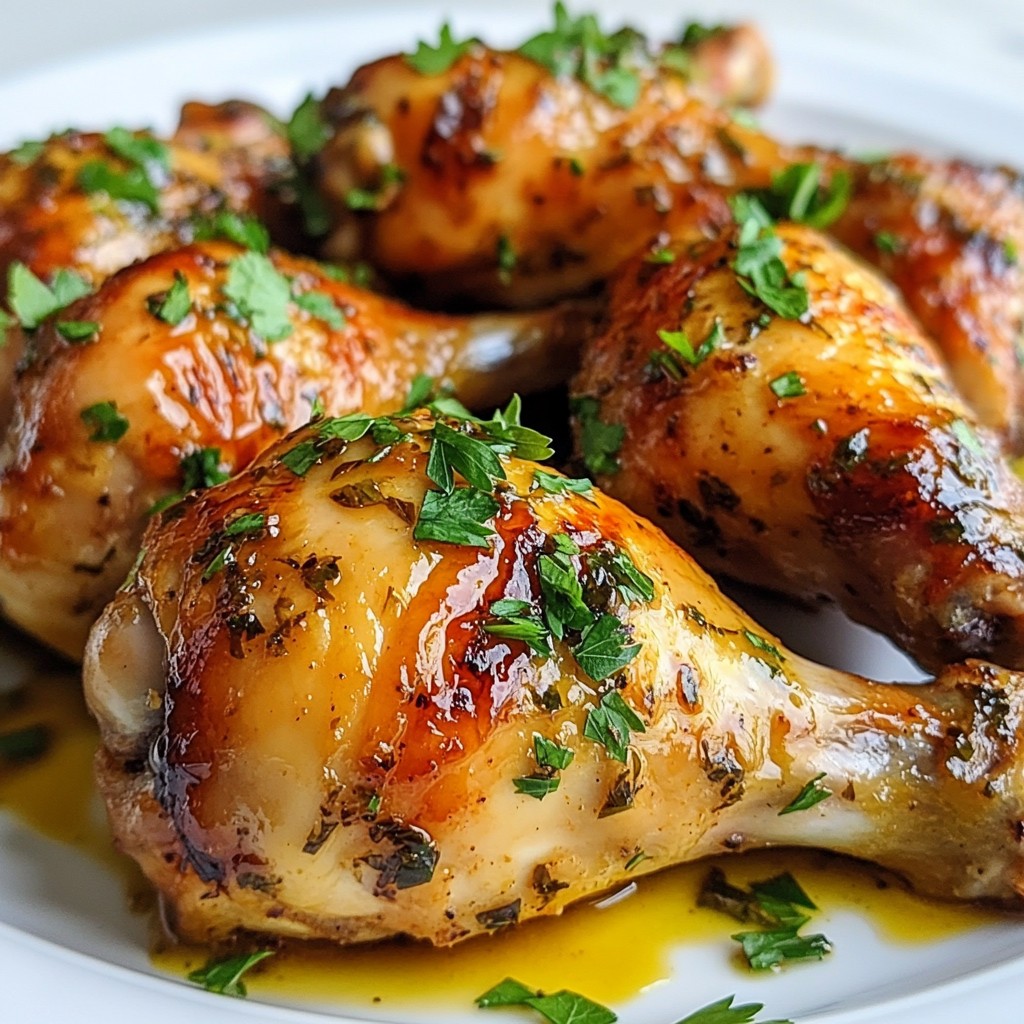 Saftige Crockpot Herb Chicken Drumsticks Rezept