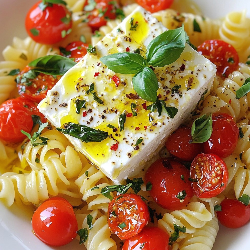 Baked Feta Pasta Einfach und Lecker Zubereiten