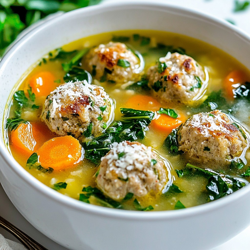 Italienische Hochzeitsuppe Köstlich und Nahrhaft