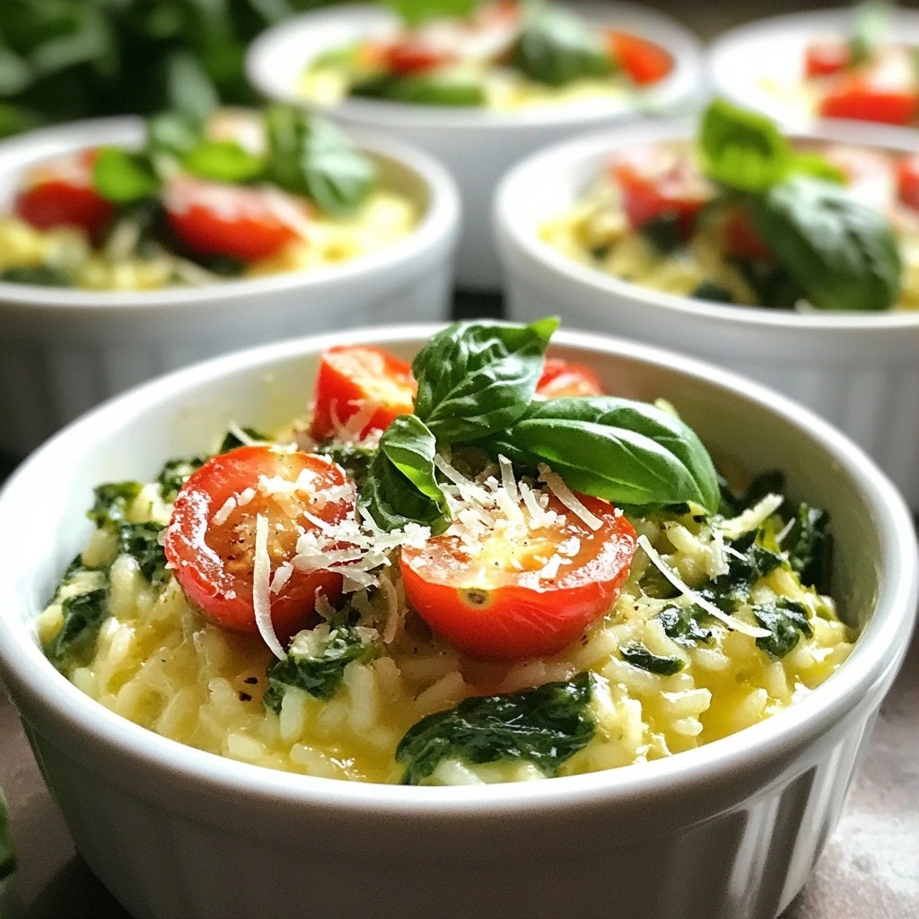 Cremiges Risotto mit Spinat und Tomaten Genussvoll kochen