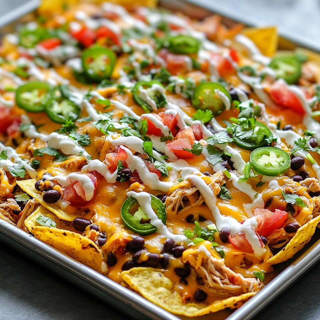 Sheet Pan Nacho Chicken Köstlich und Einfach Zubereiten