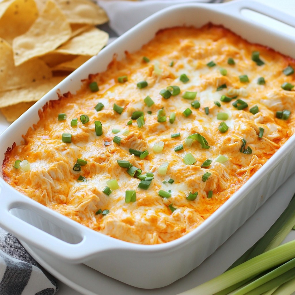 Creamy Buffalo Chicken Dip Einfaches und Leckeres Rezept