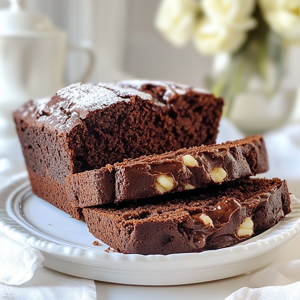 Double Chocolate Zucchini Bread Schokoladiges Vergnügen