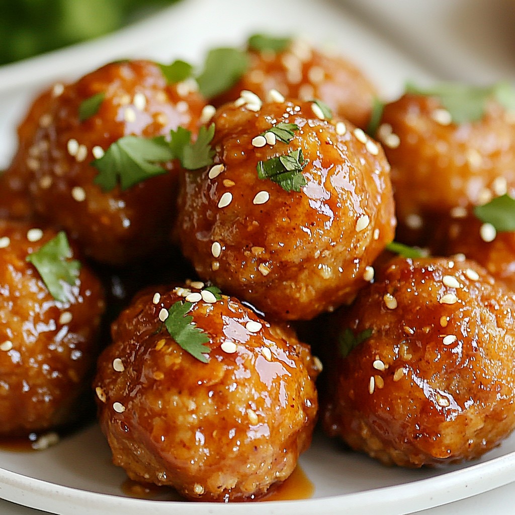 Sweet Chili Glazed Meatballs Genussvolles Rezept