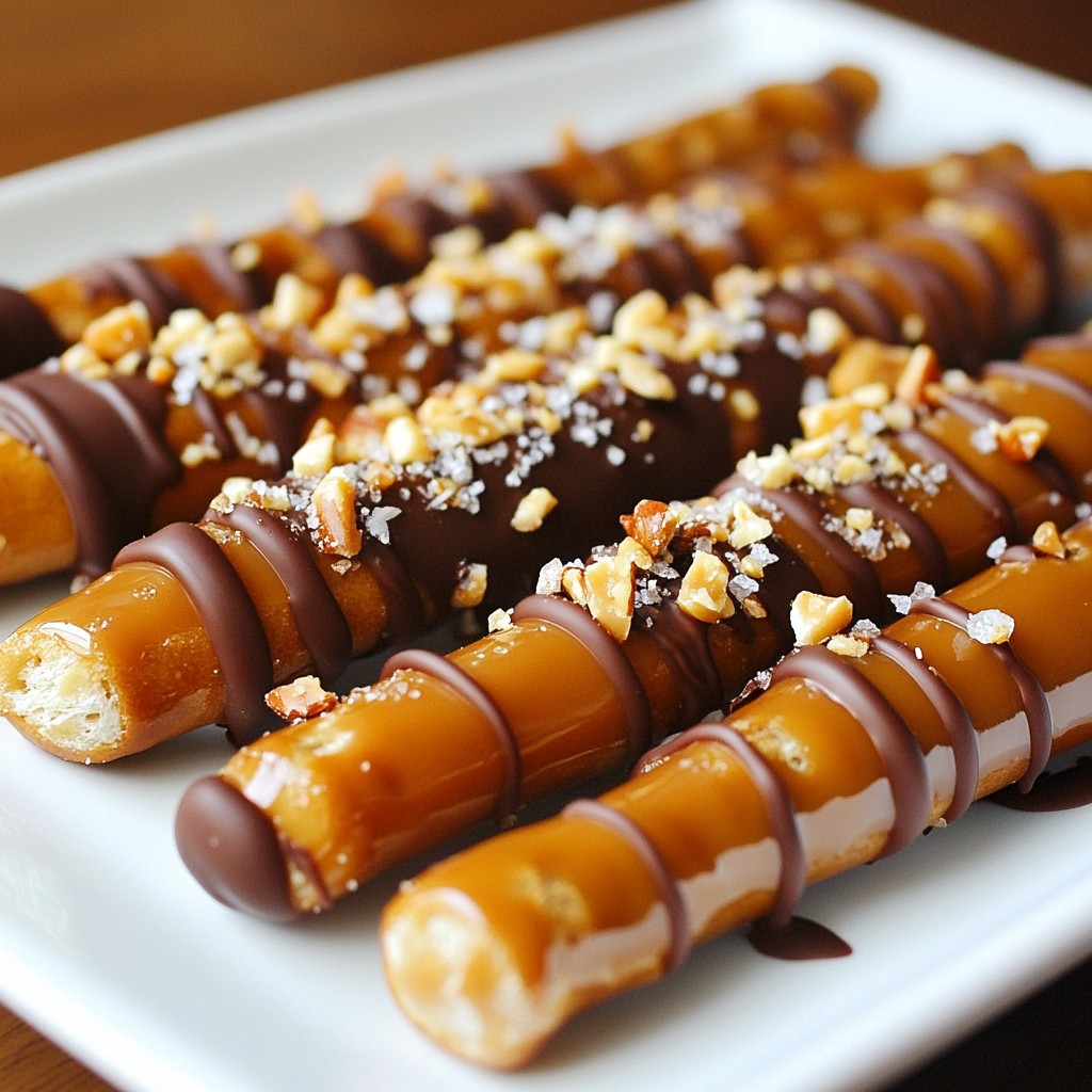 Salted Caramel Pretzel Bark Einfaches und Genussvolles Rezept