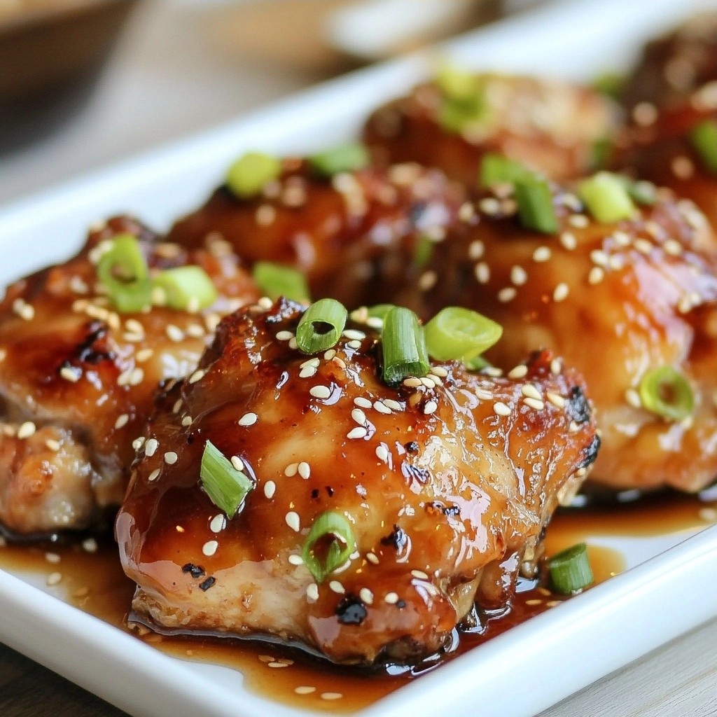 Saftige Slow Cooker Honey Ginger Chicken Thighs gesetzmäßig