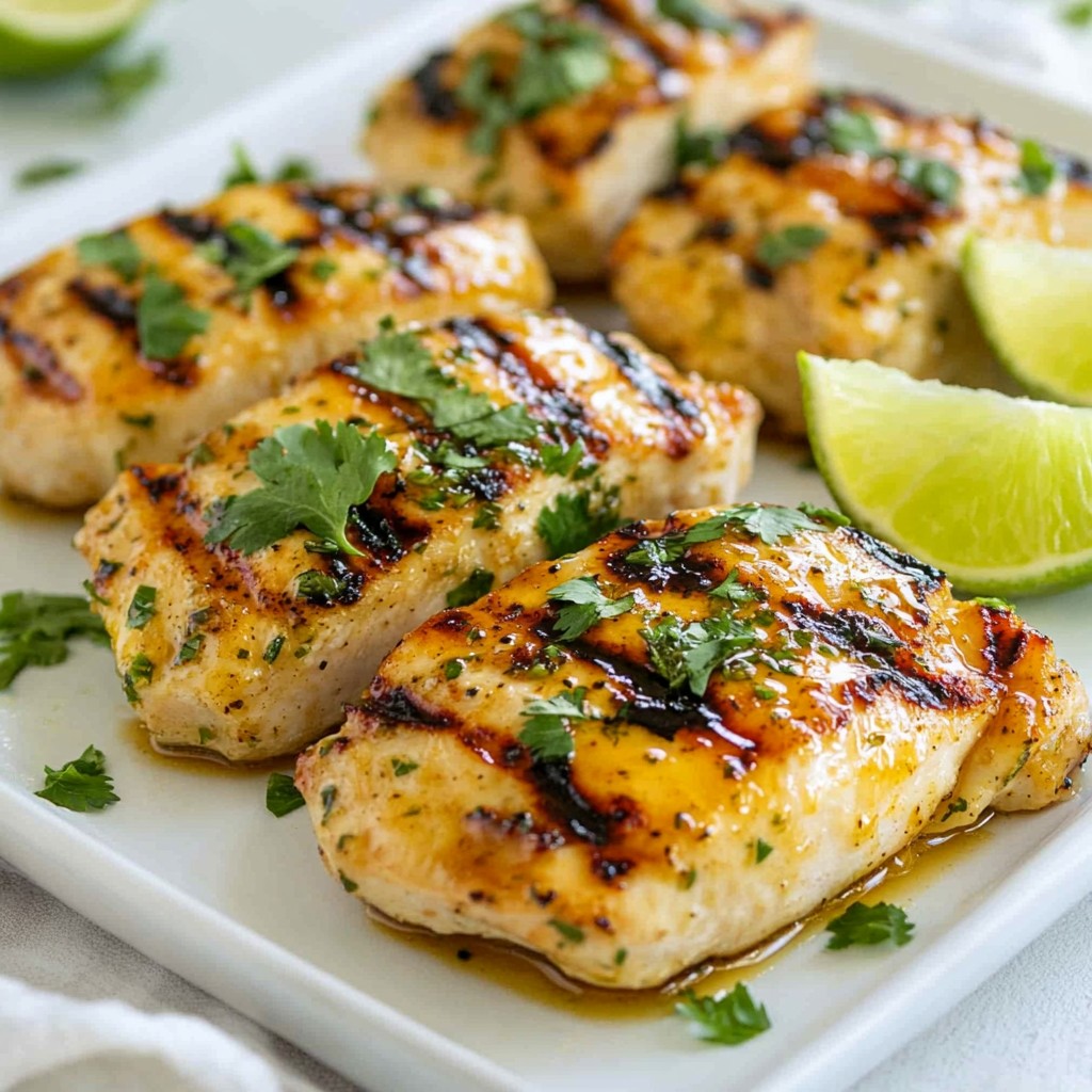 Honig-Limetten-Grillhähnchen Einfach und Köstlich