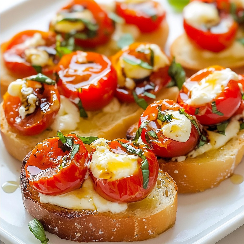 Kirschtomaten-Bruschetta Frisch und Einfach Zubereiten