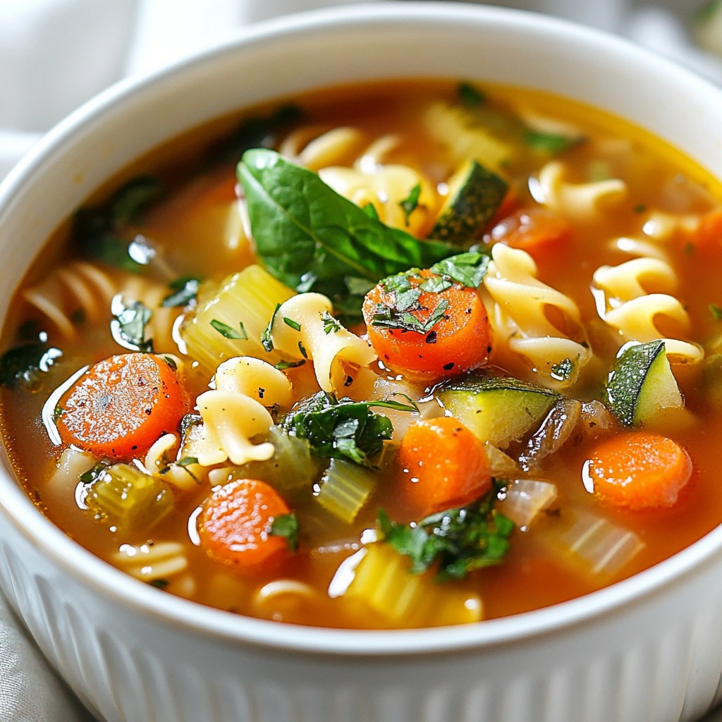 Hearty Crockpot Minestrone Soup Einfach und Lecker