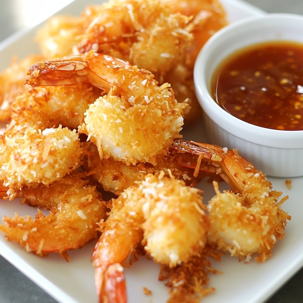 Air Fryer Coconut Shrimp Knusprig und Lecker Genießen