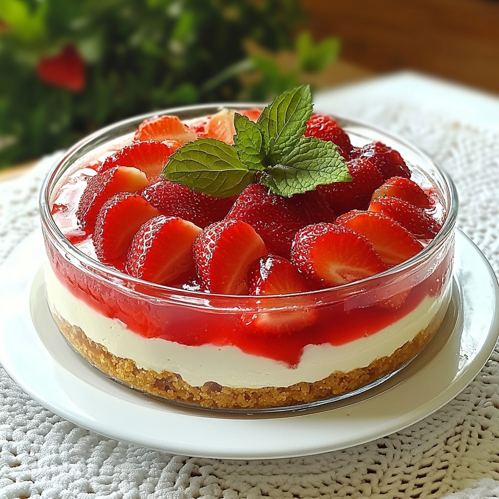 Erdbeer-Brezel-Salat fruchtige und cremige Delikatesse