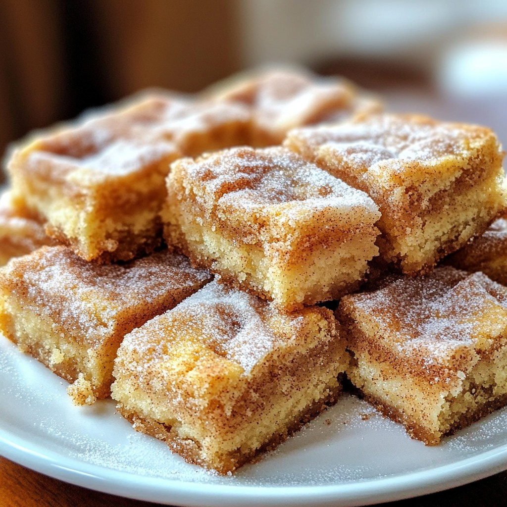 Snickerdoodle Blondies Verführerisch Backen leicht gemacht