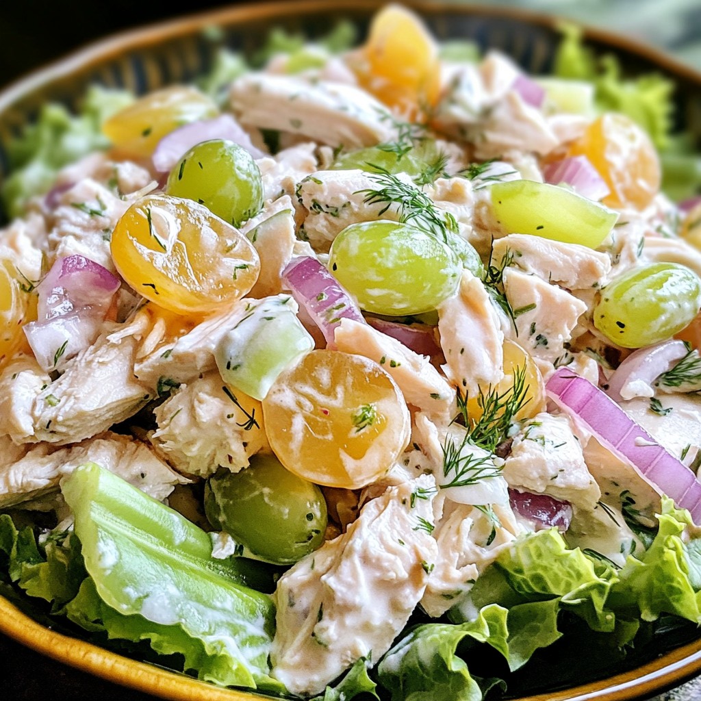 Griechischer Joghurt-Hühnchensalat Einfache Köstlichkeit