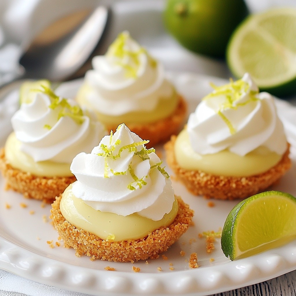 Mini Key Lime Pies Frisch und Einfach Zubereiten