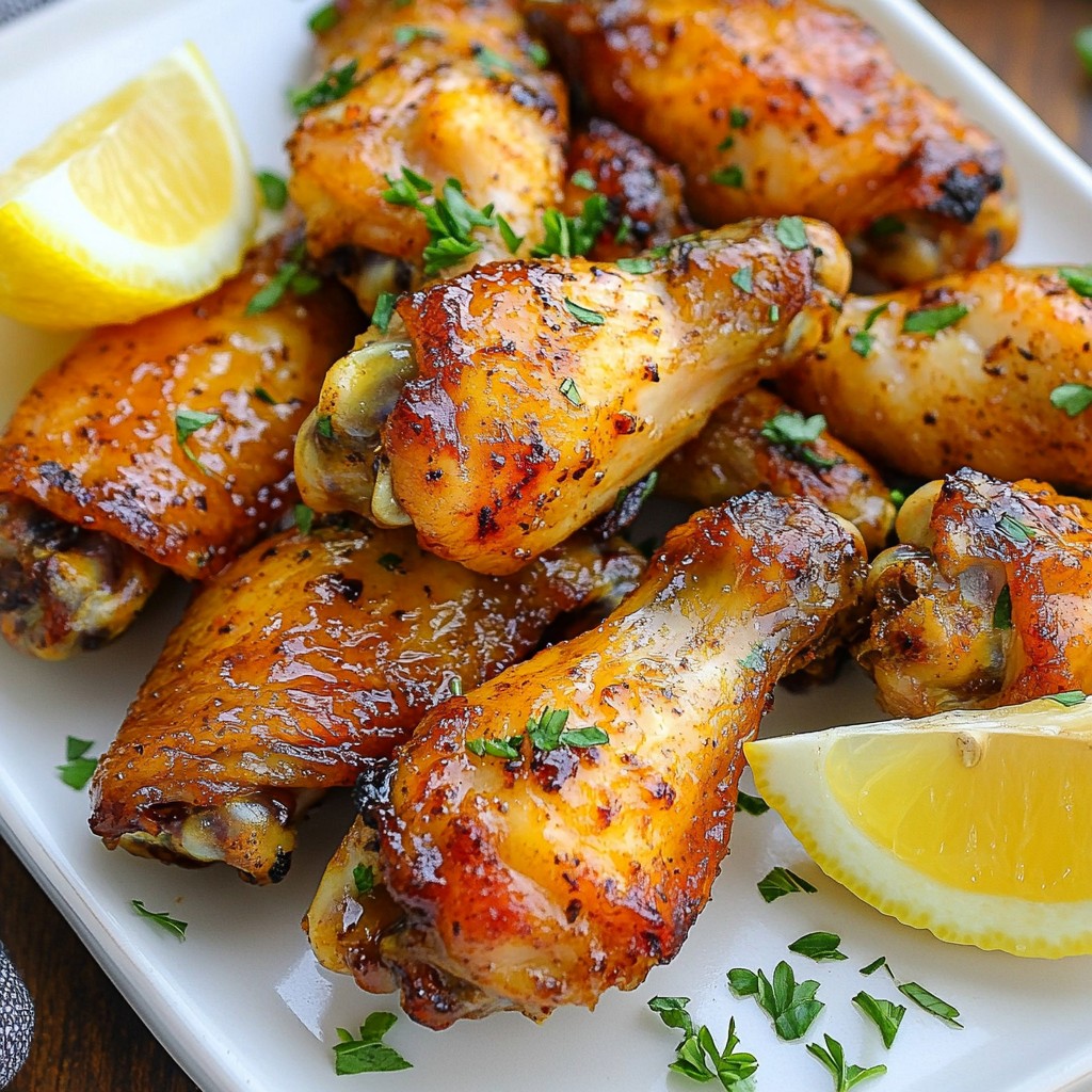 Spicy Crockpot Lemon Pepper Chicken Wings Rezept