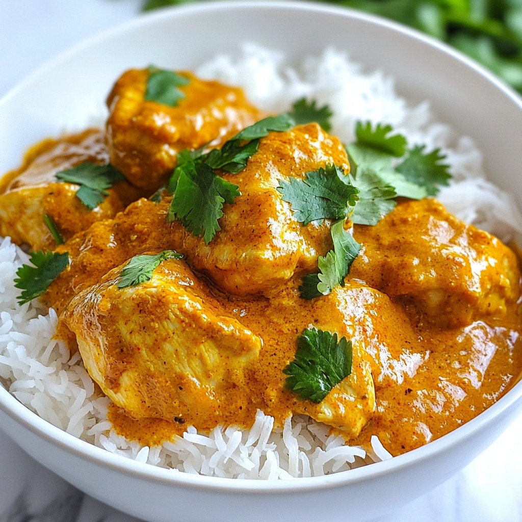 Herzhaftes Instant Pot Chicken Tikka Masala Rezept