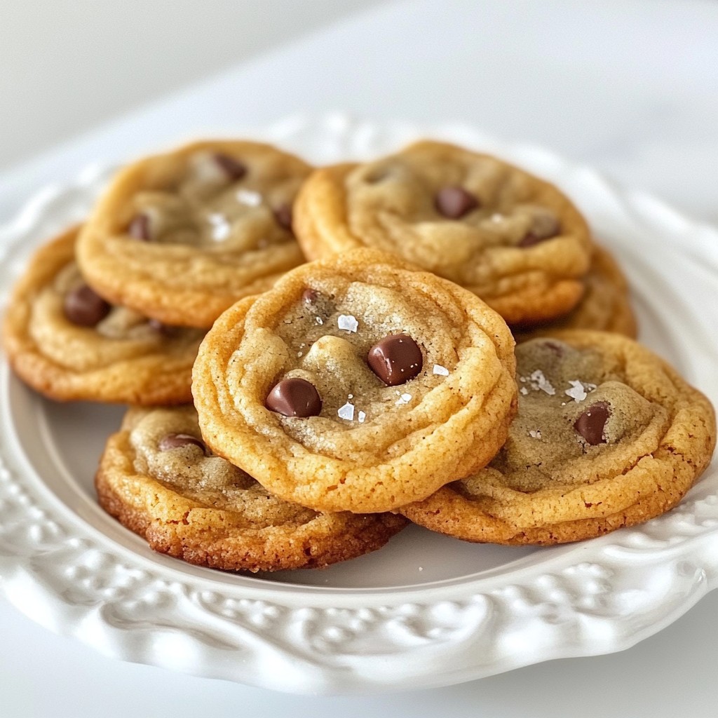Chewy Brown Butter Chocolate Chip Cookies Köstlicher Genuss