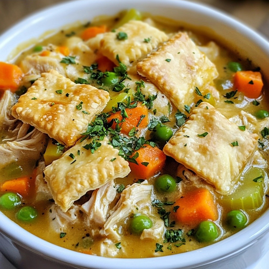 Savory Slow Cooker Chicken Pot Pie Leckerer Genuss