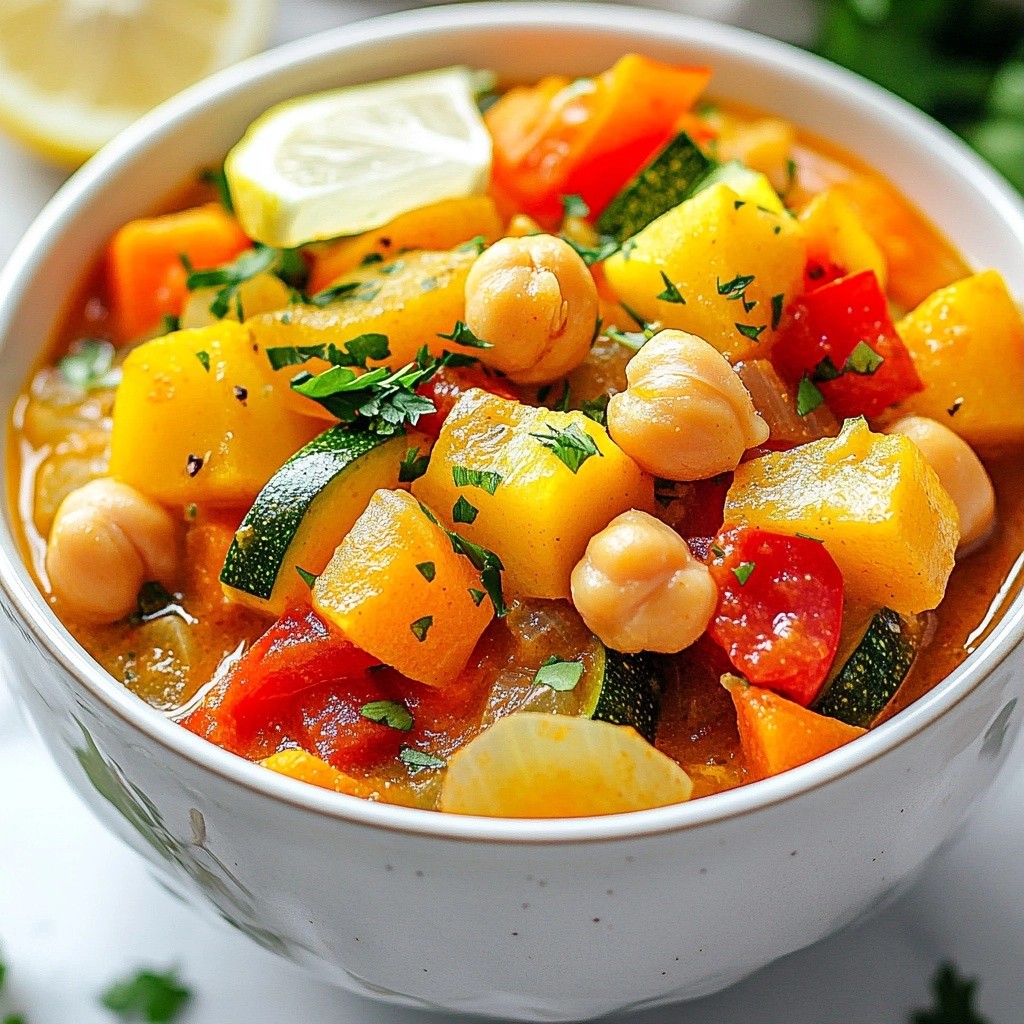 Rich Slow Cooker Moroccan Vegetable Stew Einfach Genießen
