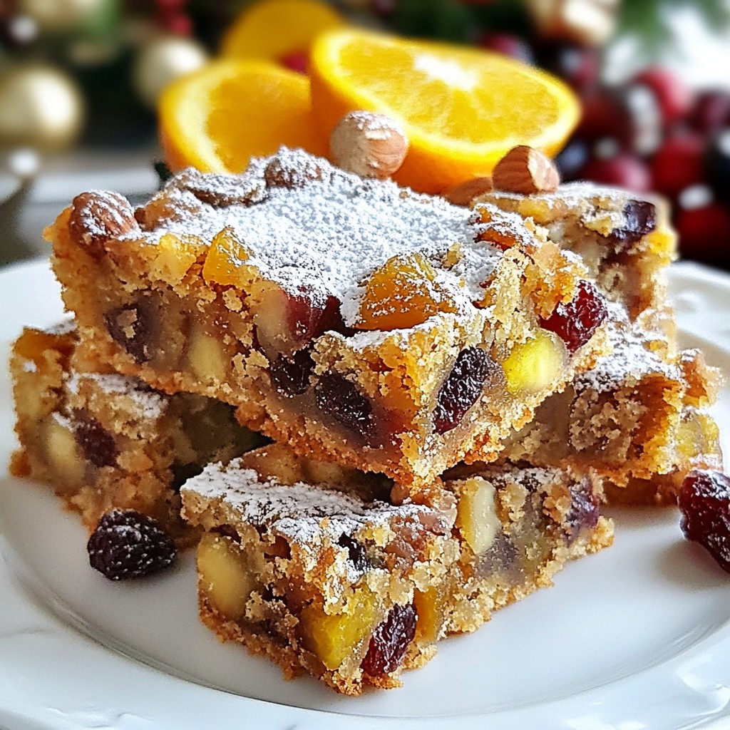 Saftige Früchtekuchenriegel Einfaches Rezept für Genuss