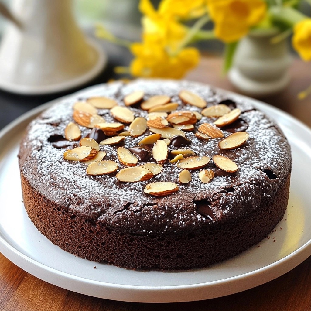 Glutenfreier Schokoladenkuchen mit Mandeln Genuss