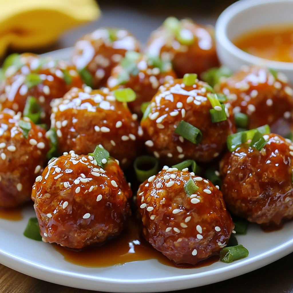 Honey Sriracha Meatballs Köstlicher Genuss für jeden Tag