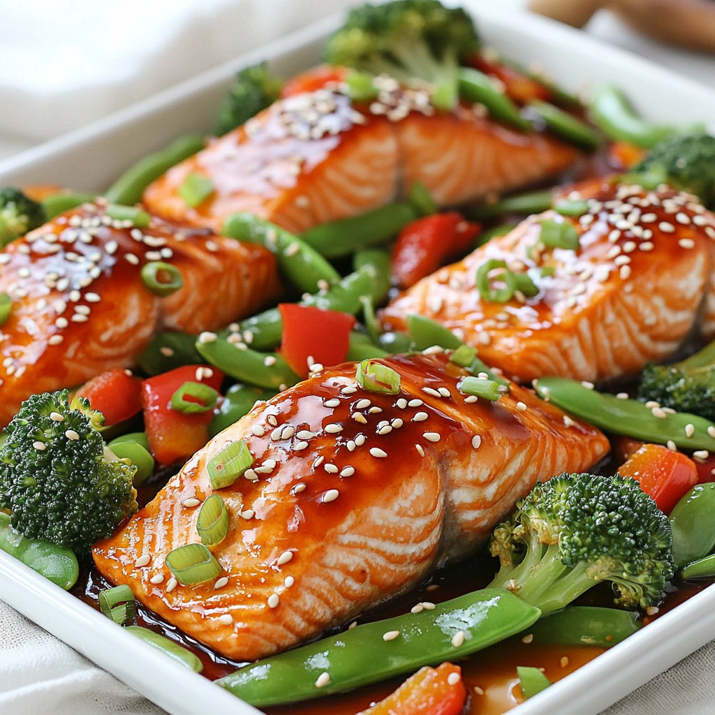 Sheet-Pan Teriyaki Salmon Einfach und Lecker Zubereiten