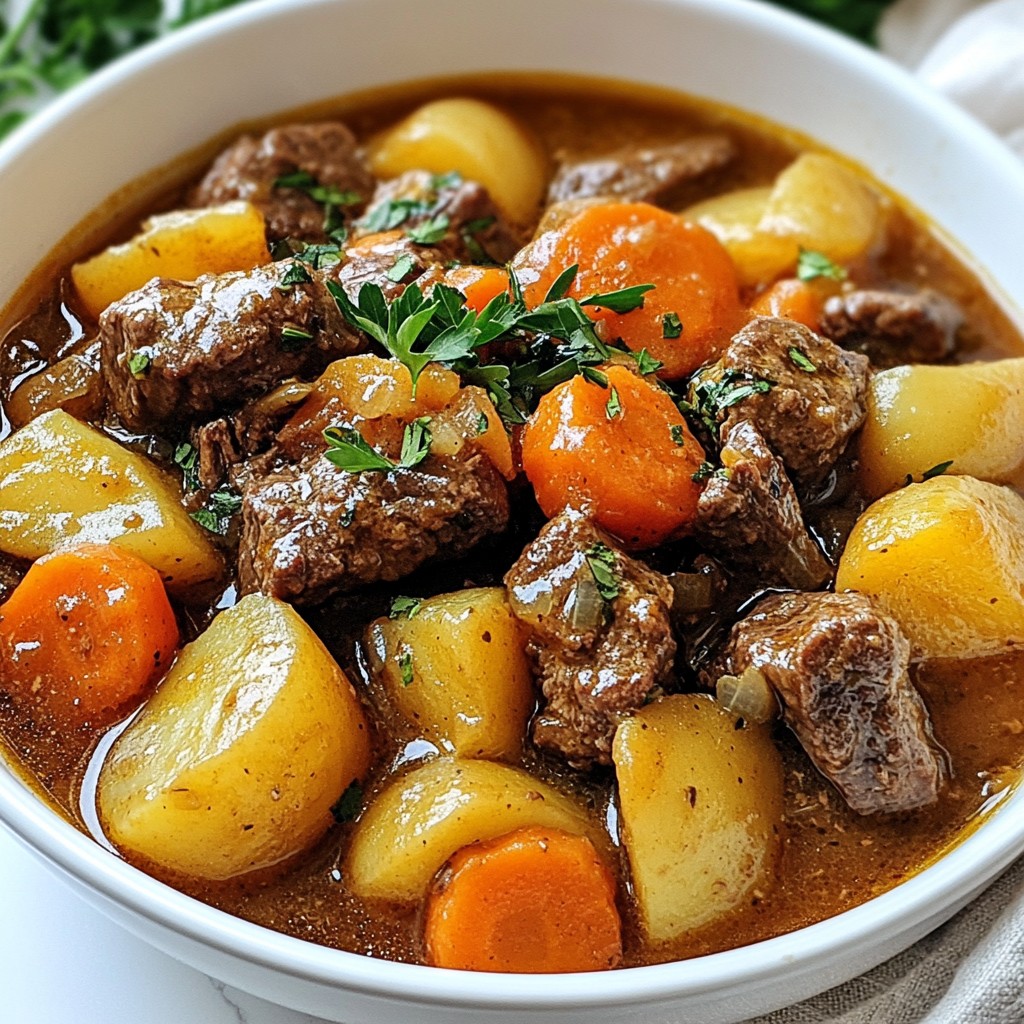 Instant Pot Beef Stew Schnelle und herzhafte Mahlzeit