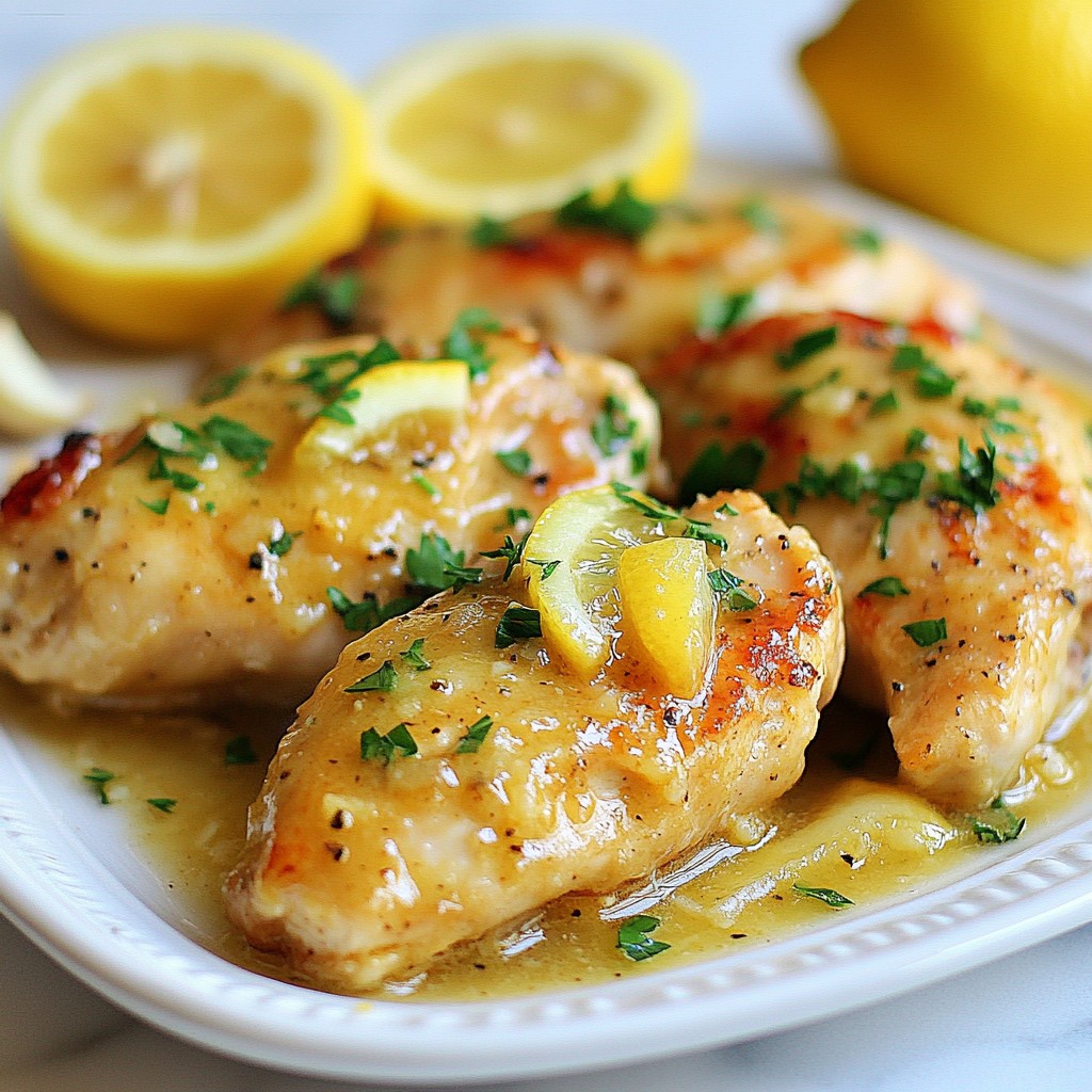 Zesty Crockpot Lemon Garlic Chicken Breasts Rezept