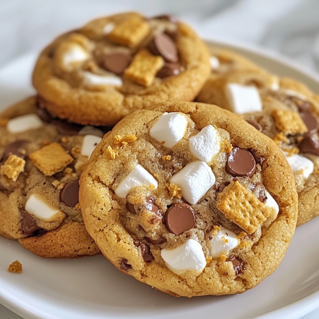 S’mores Stuffed Cookies Lecker und Einfach Backen