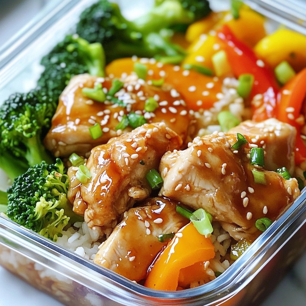 Set and Forget Teriyaki Chicken Meal Prep Rezept
